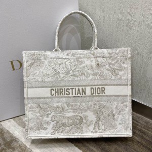 DIOR BOOK TOTE 42CM TIGER BEIGE Bags