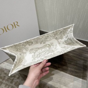 DIOR BOOK TOTE 42CM TIGER BEIGE Bags