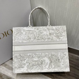 DIOR BOOK TOTE 42CM TIGER BEIGE Bags