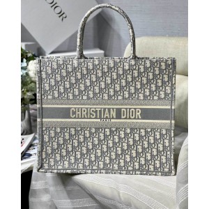 DIOR BOOK TOTE 42CM GREY Bags