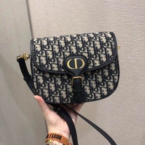 DIOR BOBBY 22CM BLACK PRINT Bags