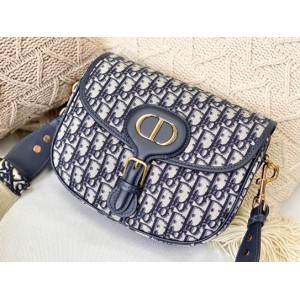DIOR BOBBY 22CM DARK BLUE Bags