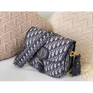 DIOR BOBBY 22CM DARK BLUE Bags