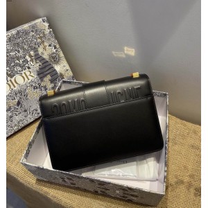 DIOR MONTAIGNE 24CM BLACK LEATHER Bags