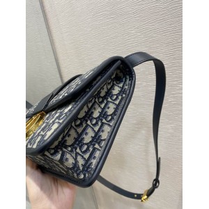 DIOR MONTAIGNE 24CM OBLIQUE BLUE Bags