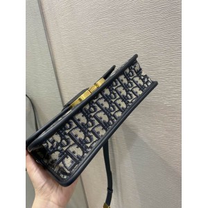 DIOR MONTAIGNE 24CM OBLIQUE BLUE Bags