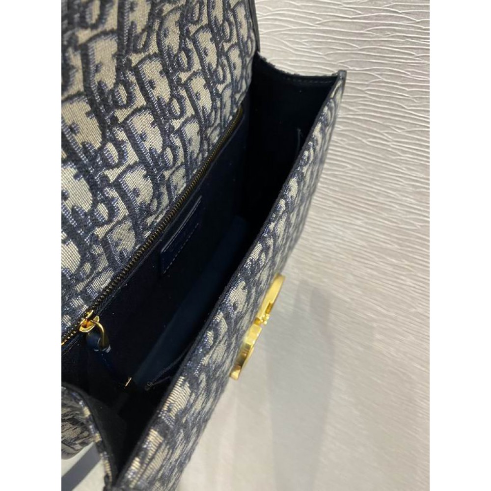 DIOR MONTAIGNE 24CM OBLIQUE BLUE Bags