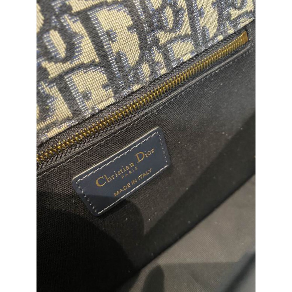 DIOR MONTAIGNE 24CM OBLIQUE BLUE Bags