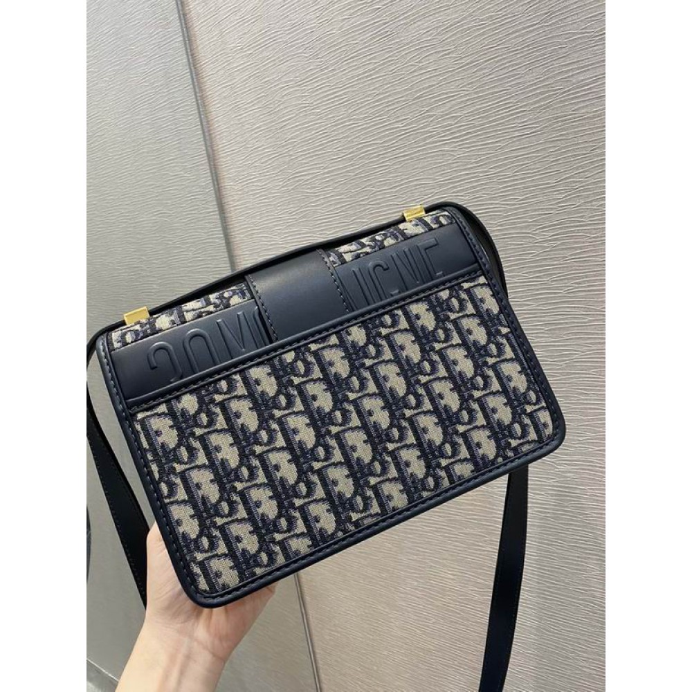 DIOR MONTAIGNE 24CM OBLIQUE BLUE Bags