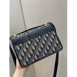 DIOR MONTAIGNE 24CM OBLIQUE BLUE Bags