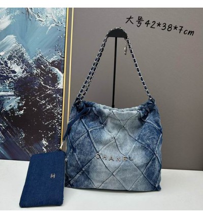 CHANEL22 42X39CM JEANS FABRIC