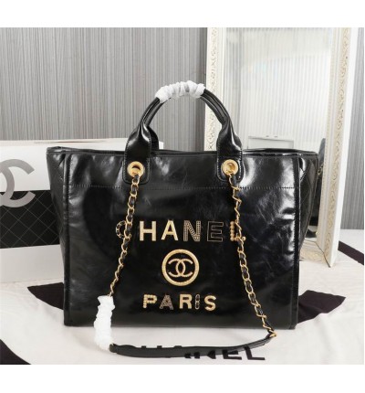 CHANEL SHOPPING LEATHER 41X31CM ALL COLOURS