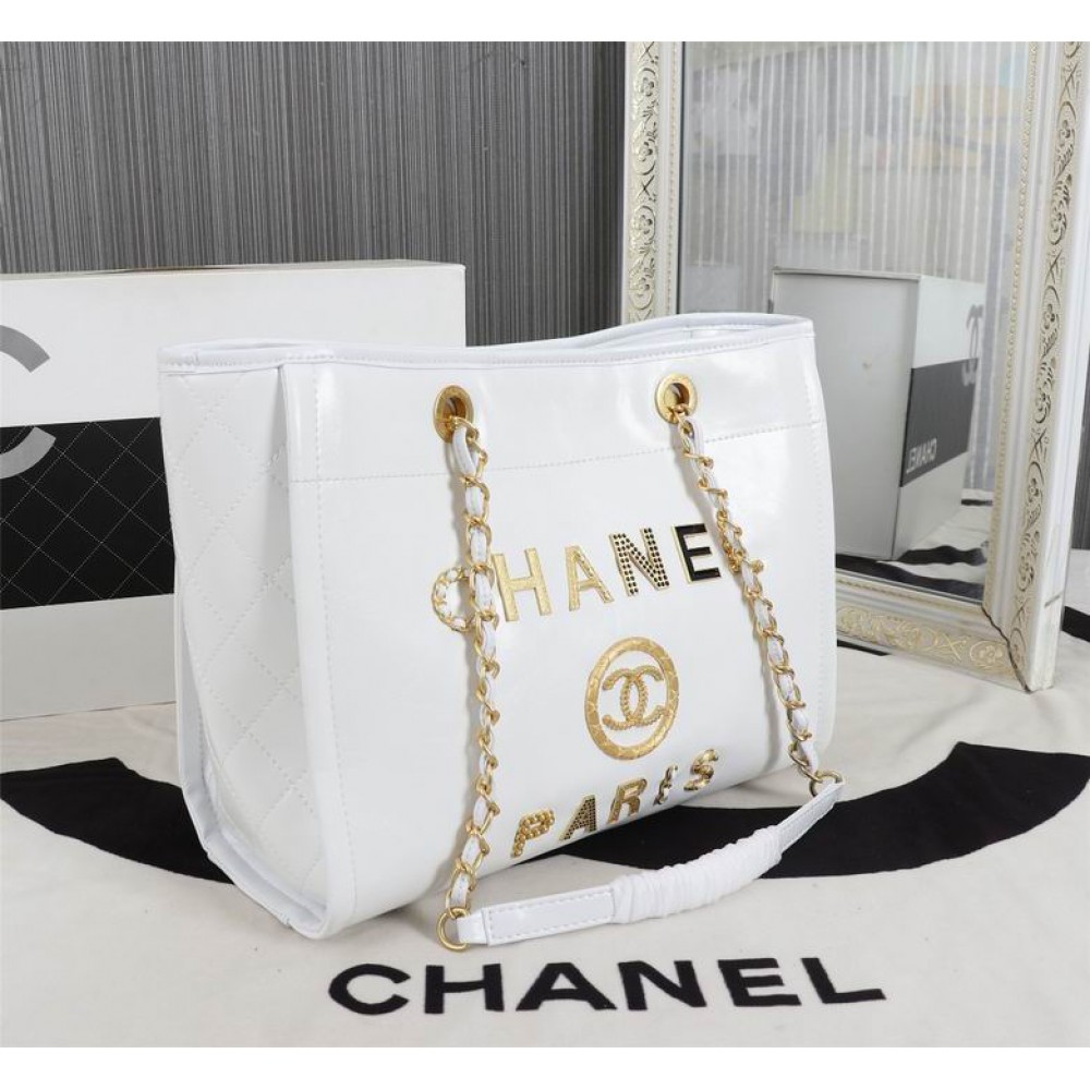 CHANEL SHOPPING LEATHER 33X24CM ALL COLOURS Bags