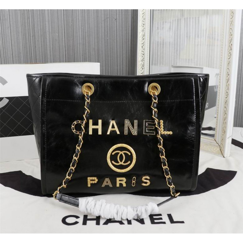 CHANEL SHOPPING LEATHER 33X24CM ALL COLOURS Bags
