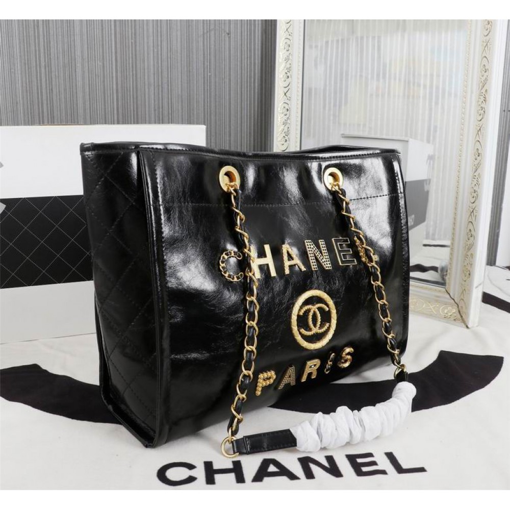 CHANEL SHOPPING LEATHER 33X24CM ALL COLOURS Bags