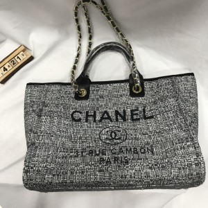 CHANEL SHOPPING FABRIC BAG 38X30CM ALL COLOURS Bags