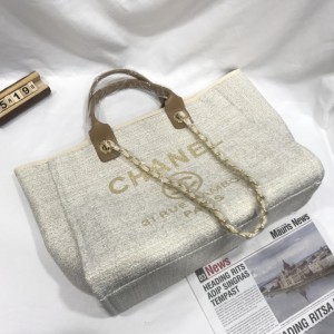 CHANEL SHOPPING FABRIC BAG 38X30CM ALL COLOURS Bags
