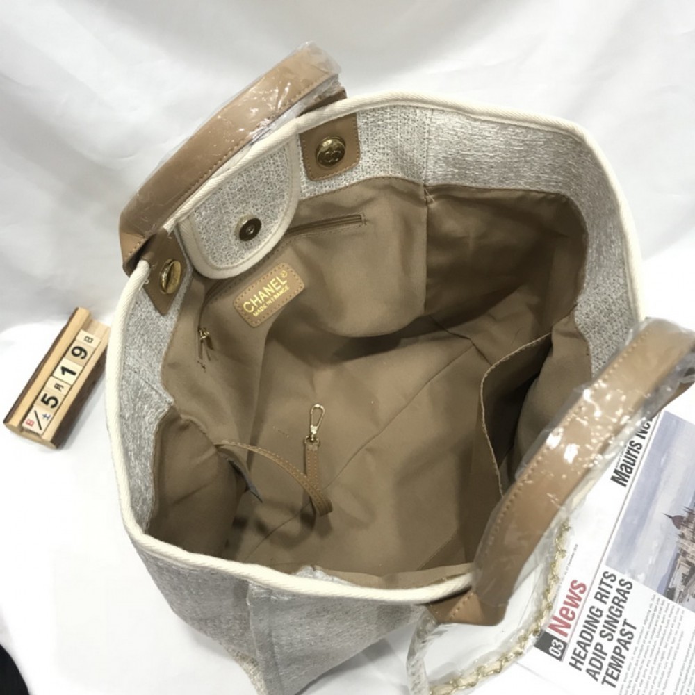 CHANEL SHOPPING FABRIC BAG 38X30CM ALL COLOURS Bags