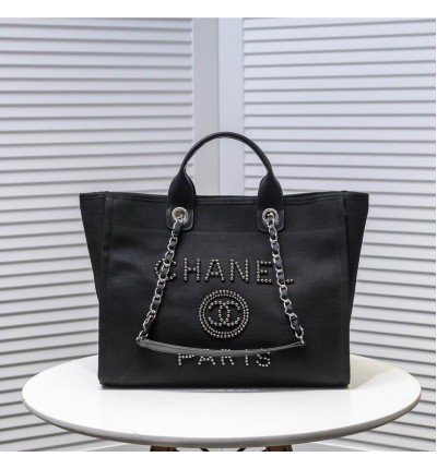 CHANEL SHOPPING BAG 38X30CM 2 COLOURS