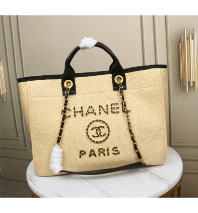CHANEL SHOPPING BAG 38X30CM 2 COLOURS