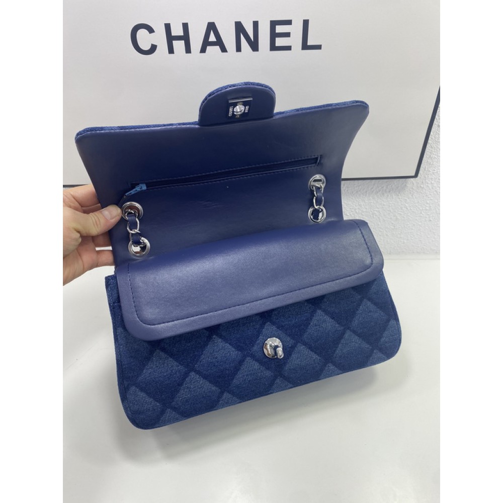 CHANEL CLASSIC FLAP 24CM JEANS Bags