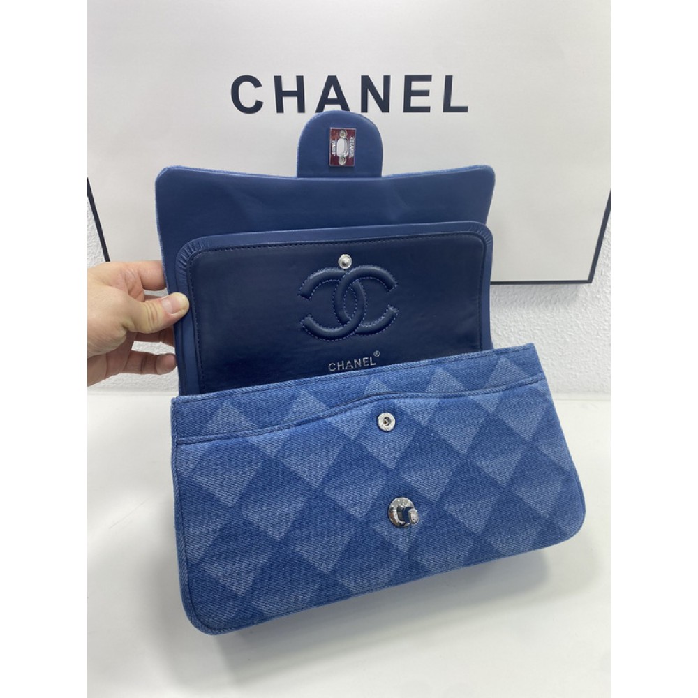 CHANEL CLASSIC FLAP 24CM JEANS Bags