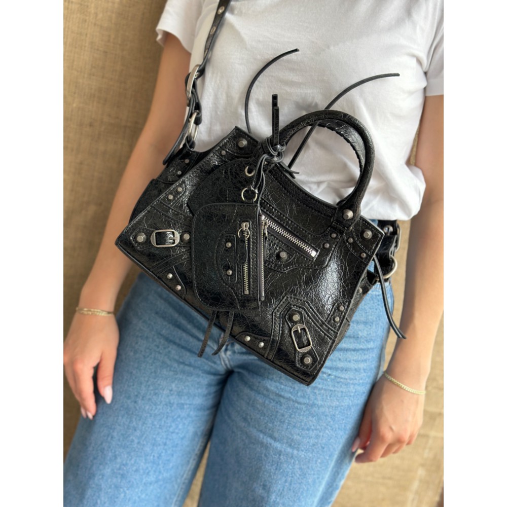 BALENCIAGA NEO CAGOLE 25.9X17.8X11.4m BLACK Bags