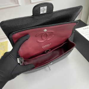 CHANEL CLASSIC FLAP 24CM CHEVRON CAVIAR Bags