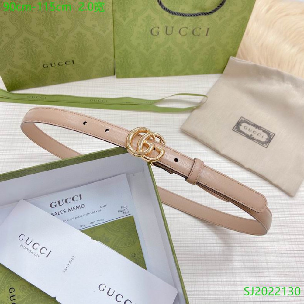 gucci belt 2cm beige Accesories
