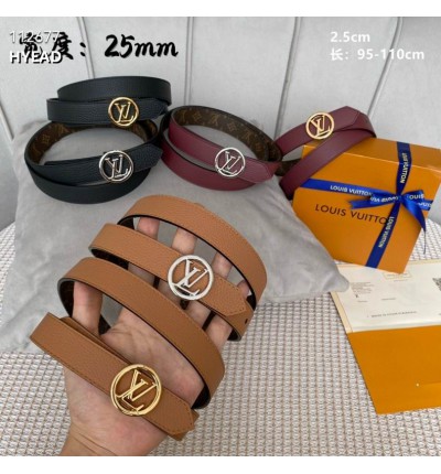 lv belt 2.5cm reversible monogram