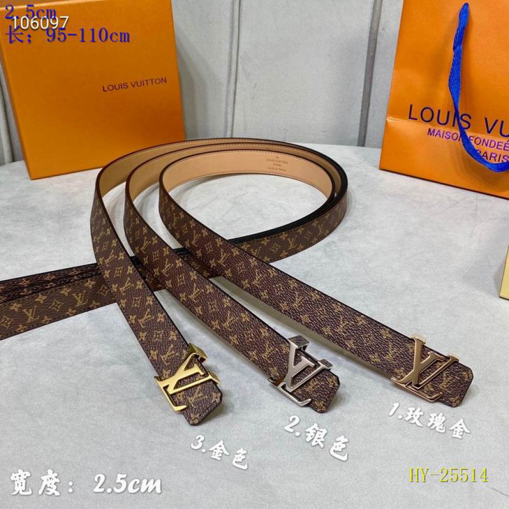 lv belt 2.5cm monogram Accesories