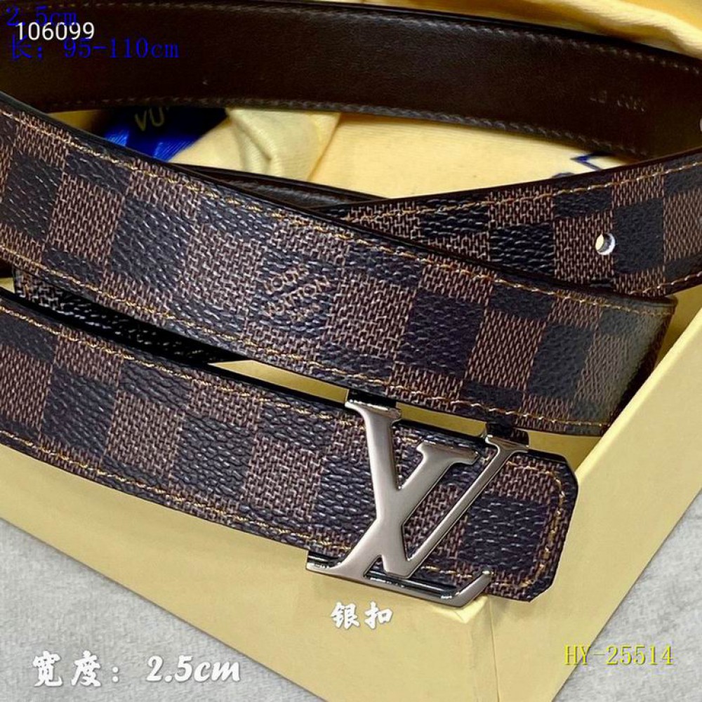 lv belt 2.5cm damier Accesories