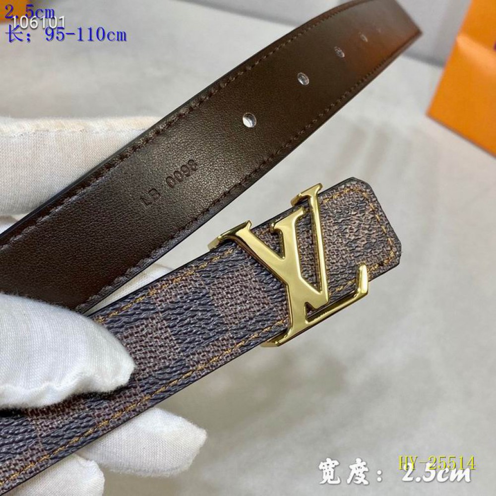 lv belt 2.5cm damier Accesories