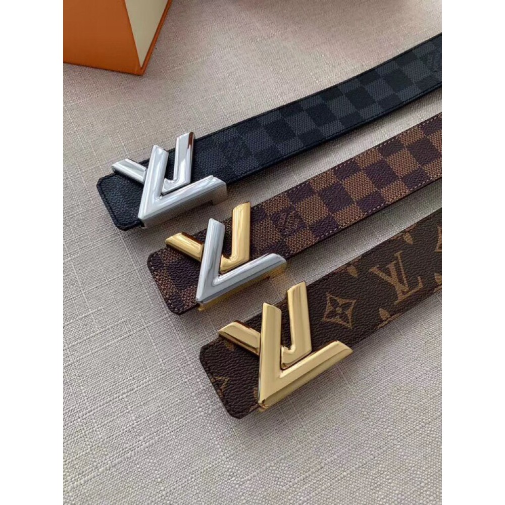 lv belt 3.8cm twist Accesories
