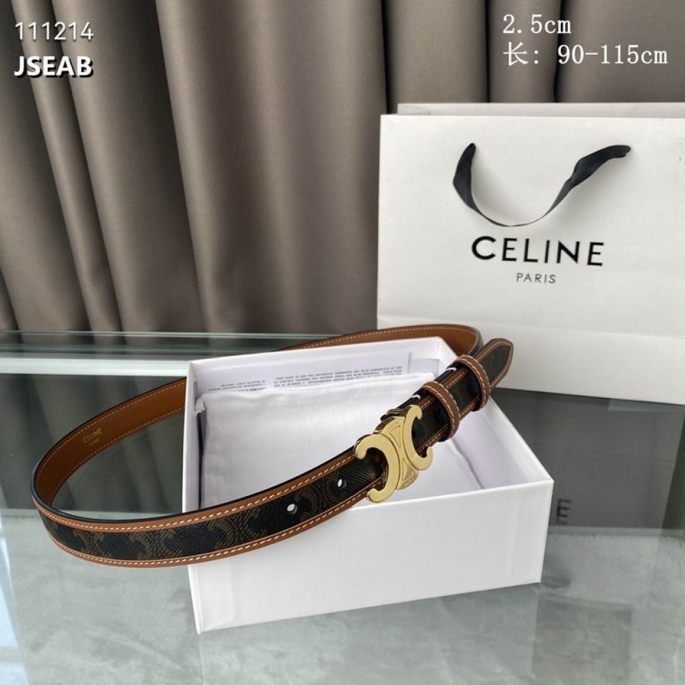 celine belt 2.5cm canvas Accesories