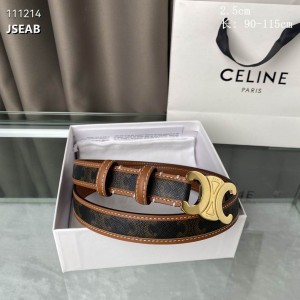 celine belt 2.5cm canvas Accesories