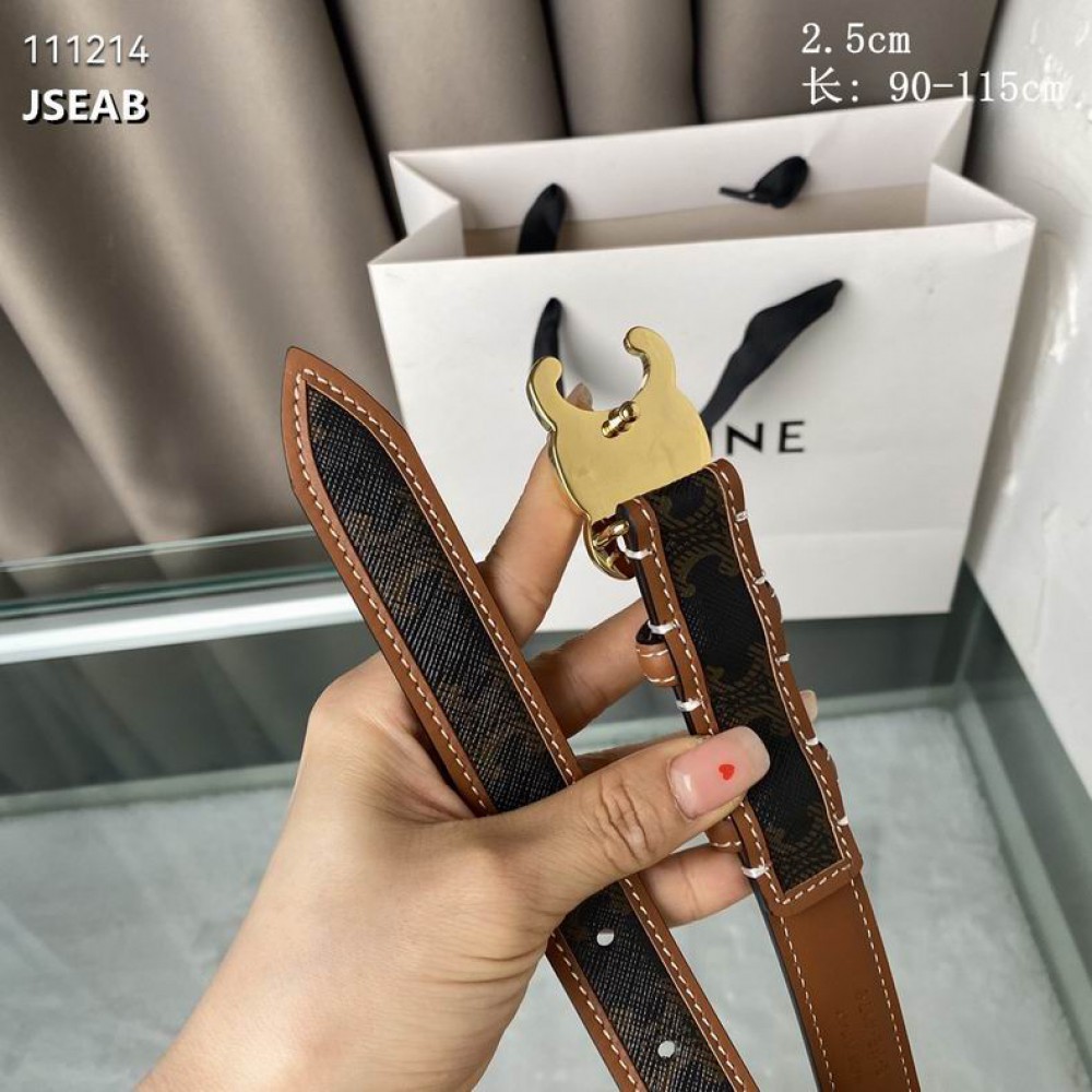 celine belt 2.5cm canvas Accesories