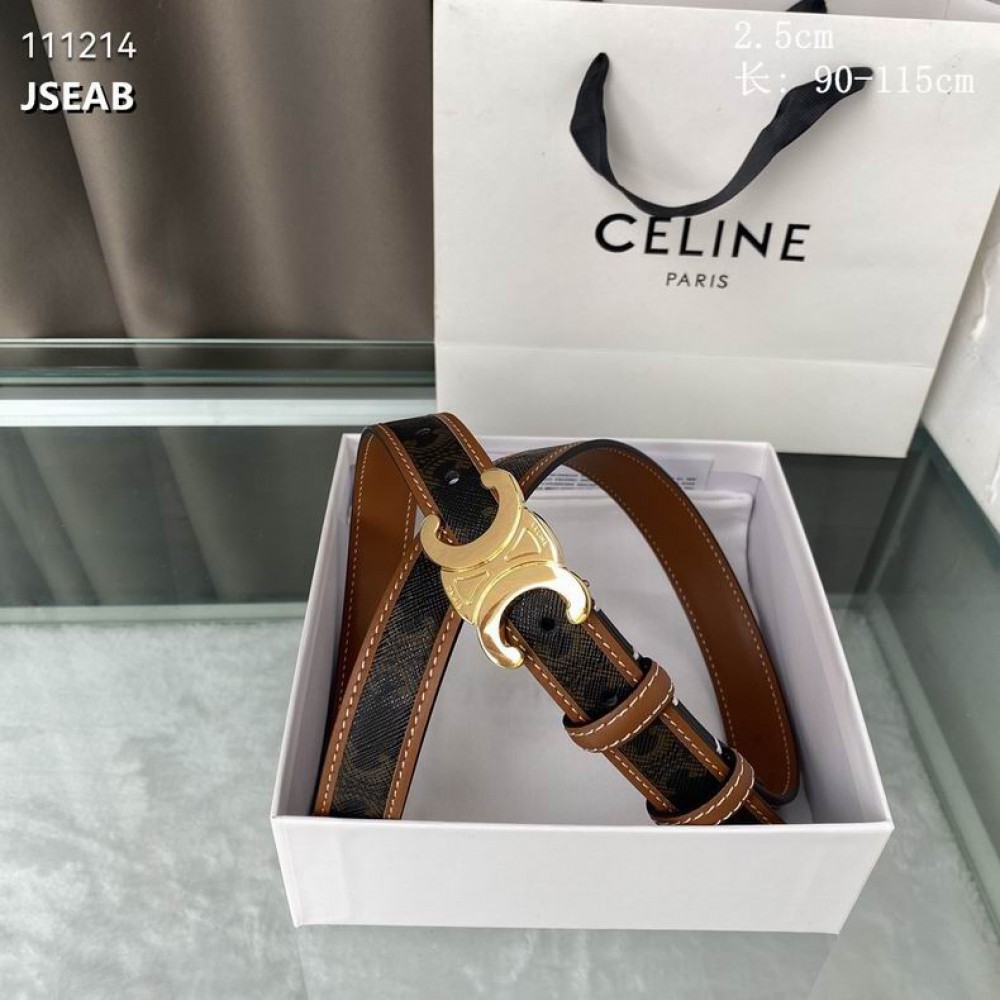 celine belt 2.5cm canvas Accesories