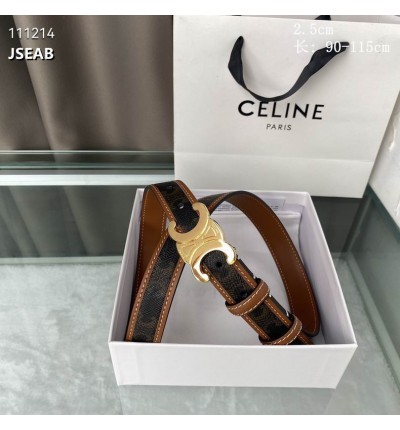 celine belt 2.5cm canvas
