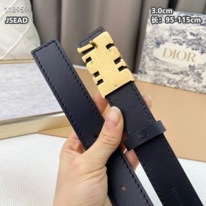 dior belt 3cm black Accesories