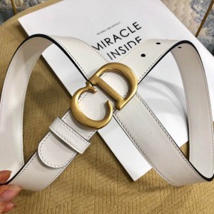 dior belt 3cm black-white Accesories