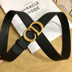 dior belt 3cm black-white Accesories