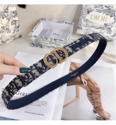 dior belt 3cm jacquard oblique