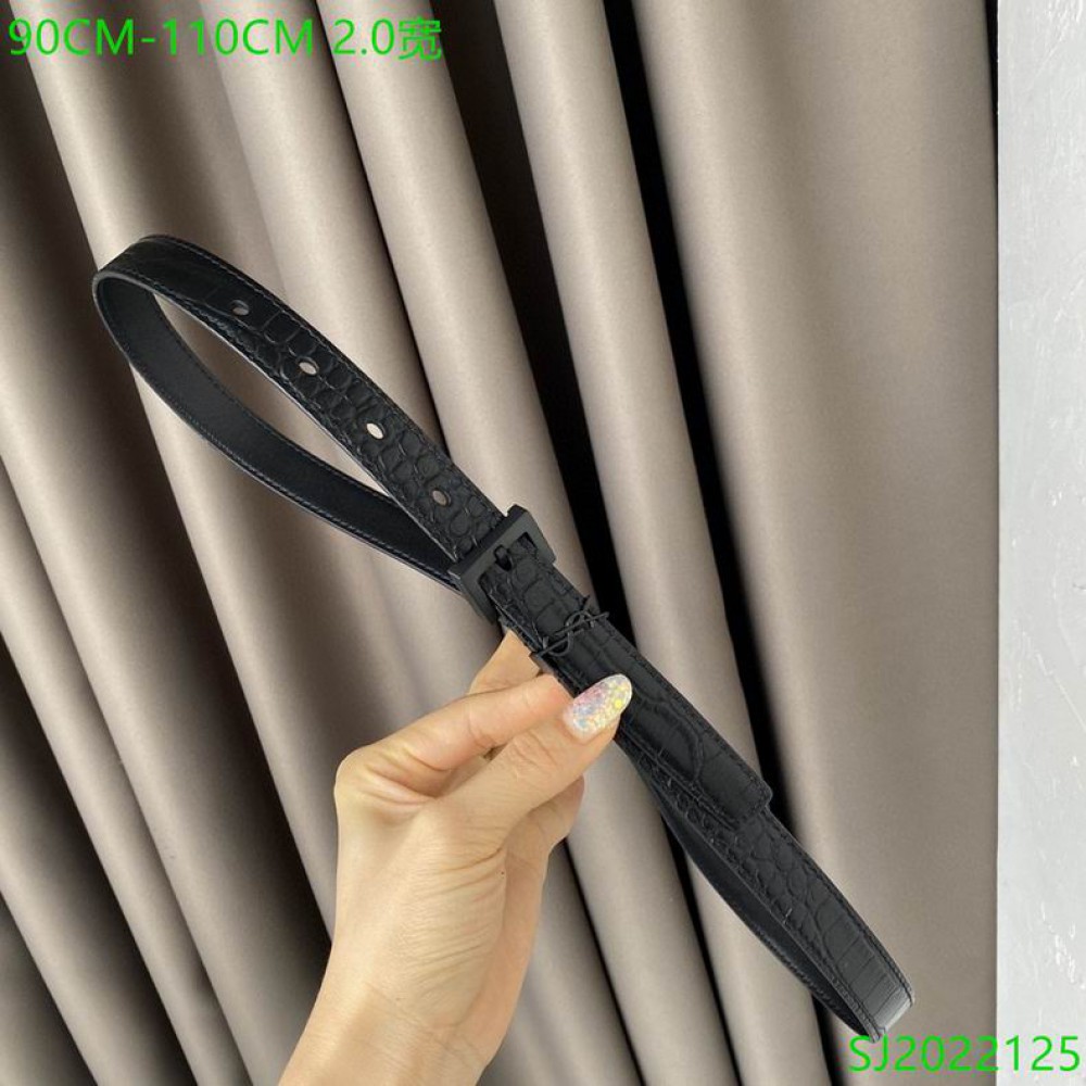 ysl belt 2cm croc effect Accesories