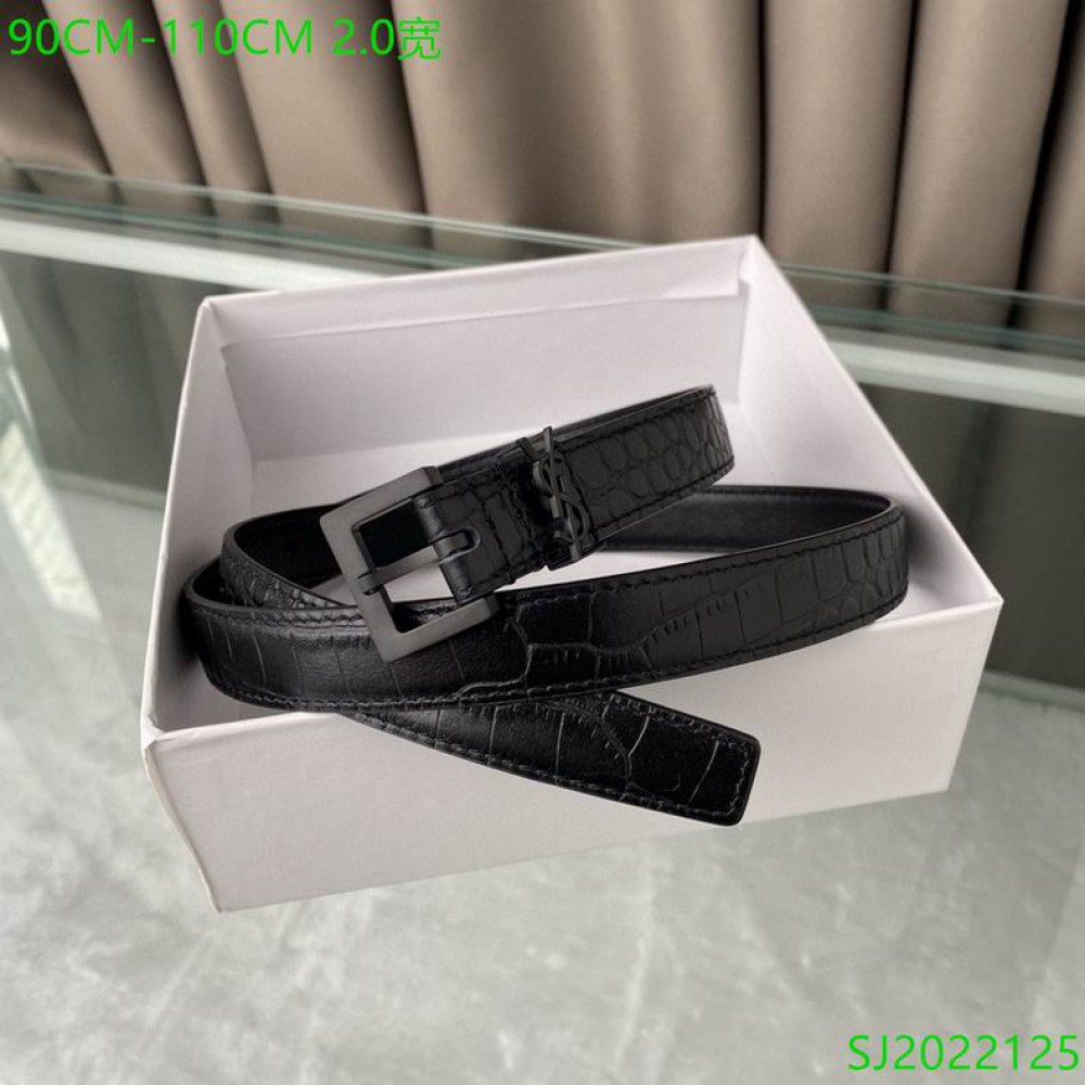 ysl belt 2cm croc effect Accesories