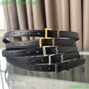 ysl belt 2cm croc effect Accesories