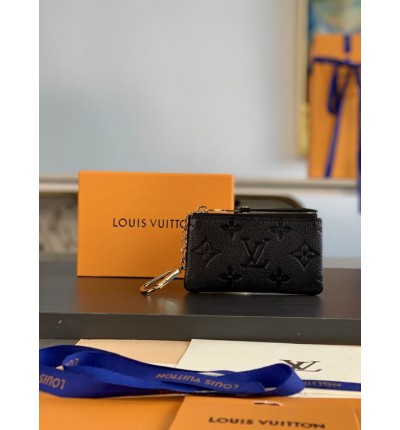 lv key pouch emp leather