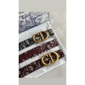 dior belt 3cm jacquard oblique Accesories