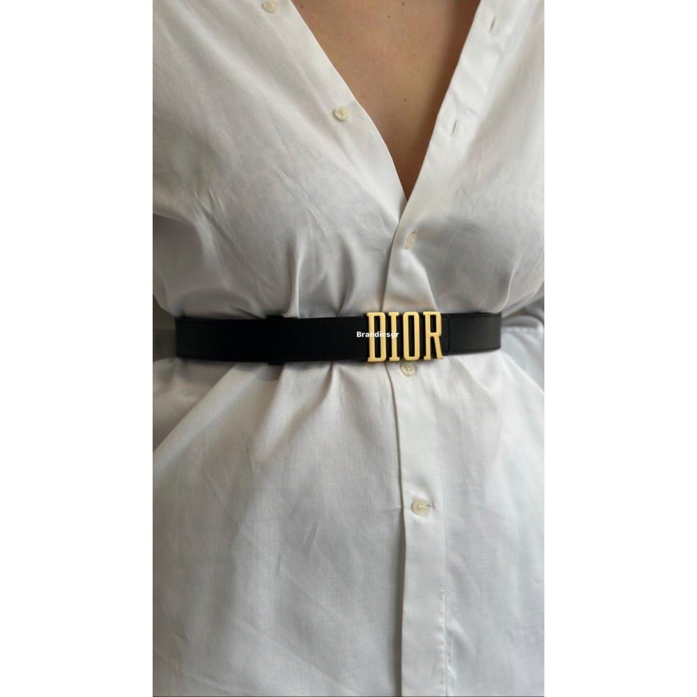 dior belt 3cm black Accesories