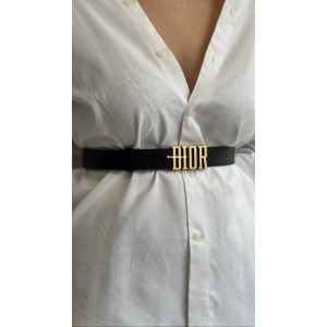 dior belt 3cm black Accesories